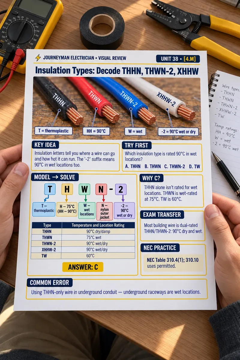 Hands holding a printed unit of the guide